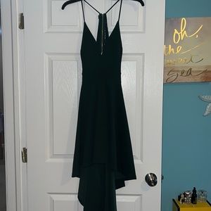 Beautiful high-low skater dress with open lace back